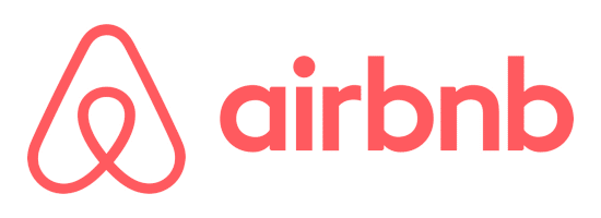 air bnb logo with white outline